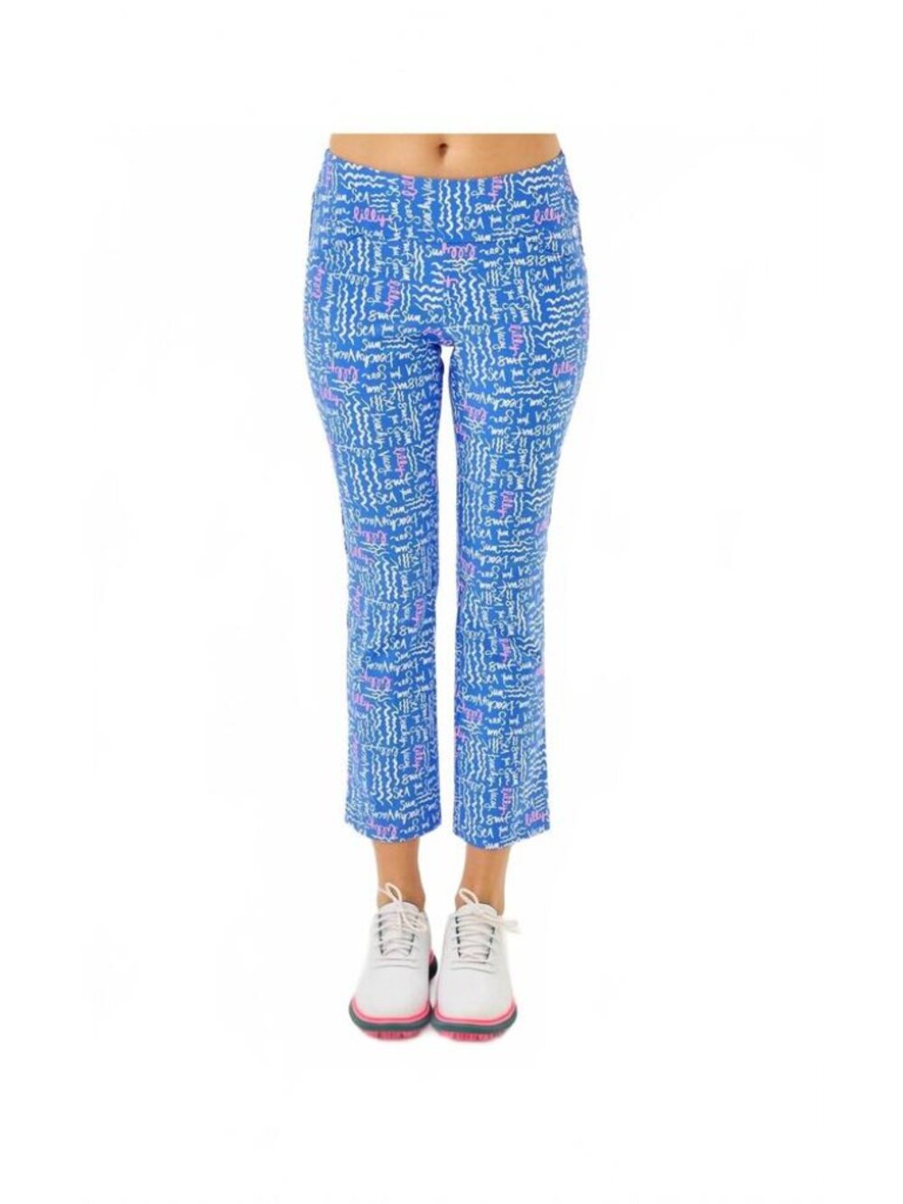 NWT Lilly Pulitzer Corso Kick Flare Pants Sunwashed Blue Seacrets 4